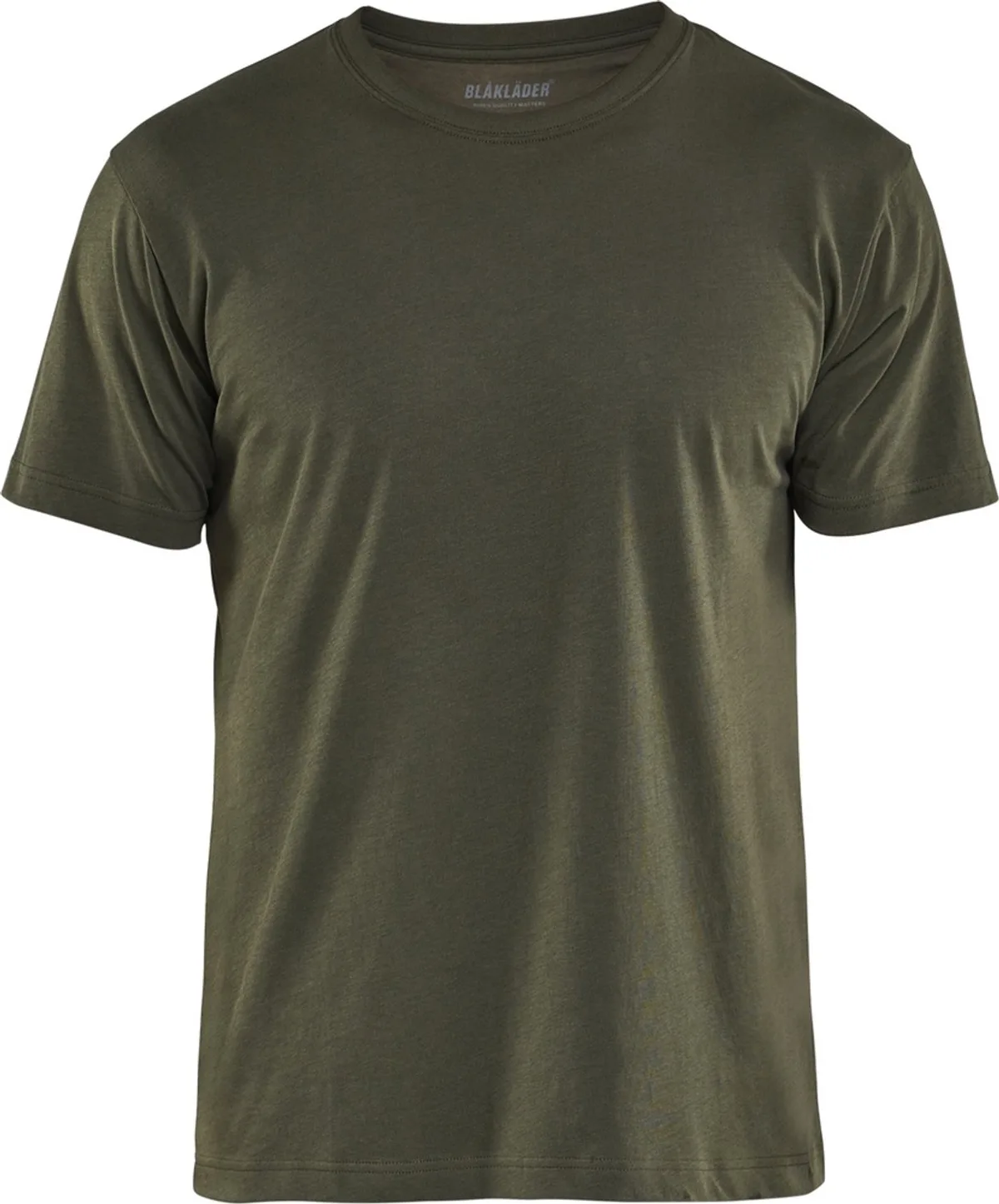 Blaklader 3525-1042 T-shirt - Donker Herfstgroen fra Blåkläder, Donker Herfstgroen, L – produktbillede