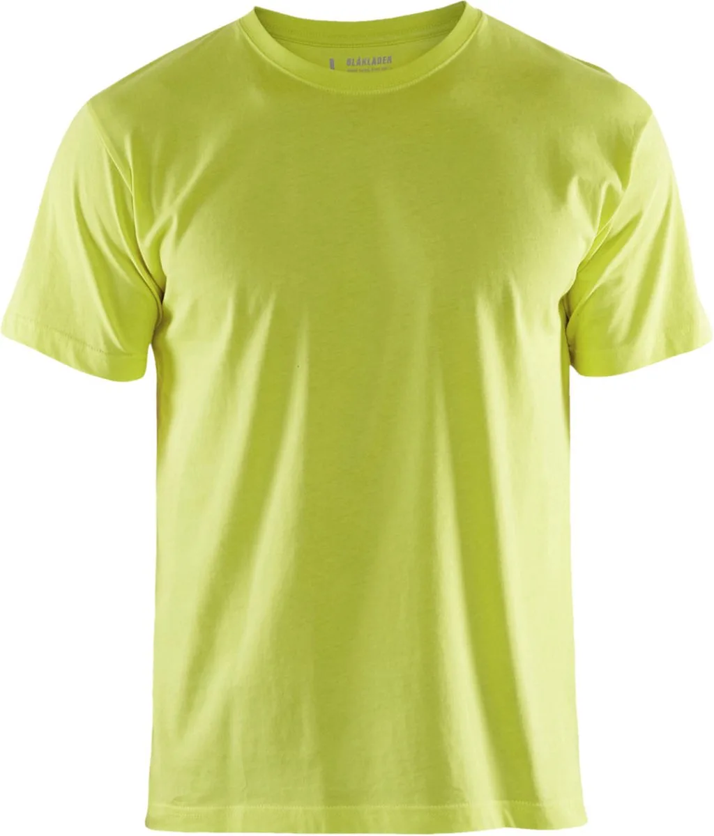 Blaklader 3525-1042 T-shirt - High Vis Geel fra Blåkläder, High Vis Geel, XS – produktbillede