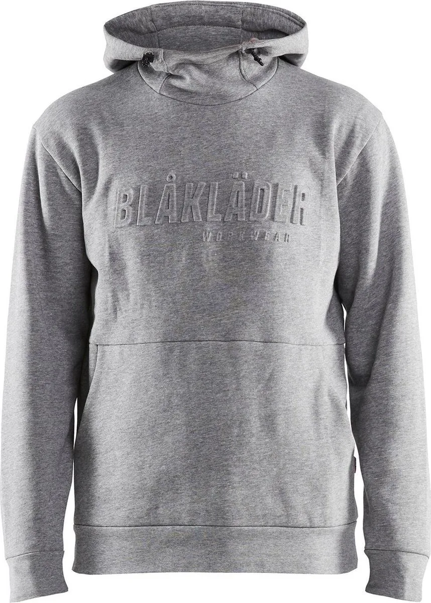 Blaklader 3530 Hoodie 3D Grijs Melee fra Blåkläder, Grijs Melee, 3XL – produktbillede