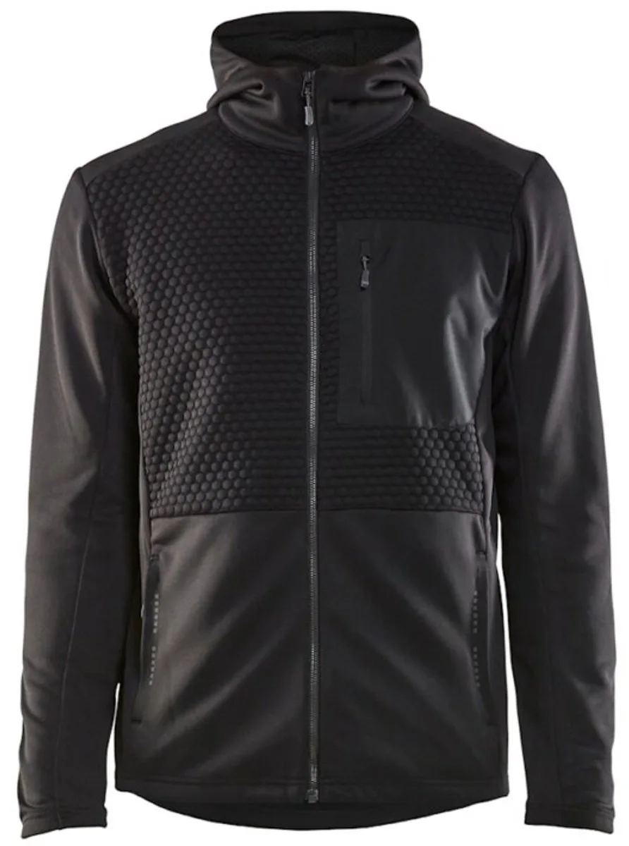 Blaklader 3540-2526 Hoodie met hele rits - Zwart de Blåkläder, Noir, 4XL – image du produit