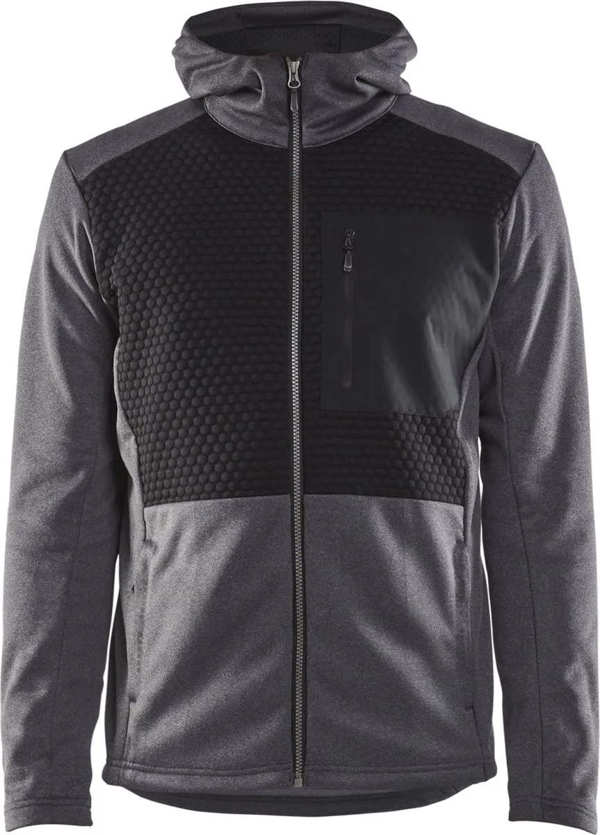 Blaklader 3540-2533 Hoodie met hele rits - Zwart Mêlee de Blåkläder, Zwart Mêlee, M – image du produit