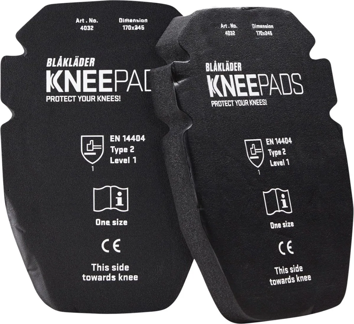 Blaklader 4032 Knie-inlegstukken van Blåkläder, Zwart – productafbeelding