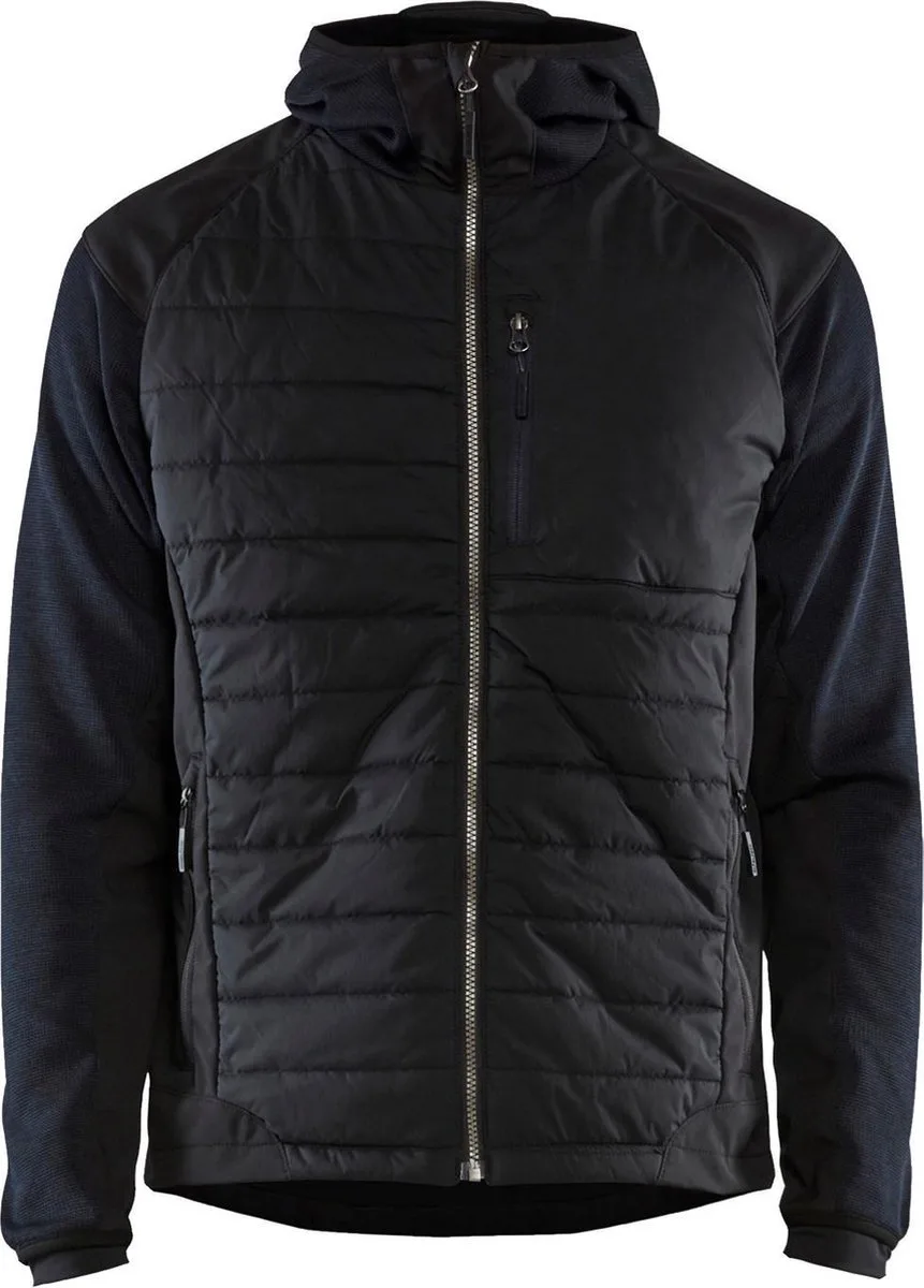 Blåkläder 5930 Hybride Jack Donker Marineblauw/Zwart van Blåkläder, Donker marineblauw, Zwart, L – productafbeelding