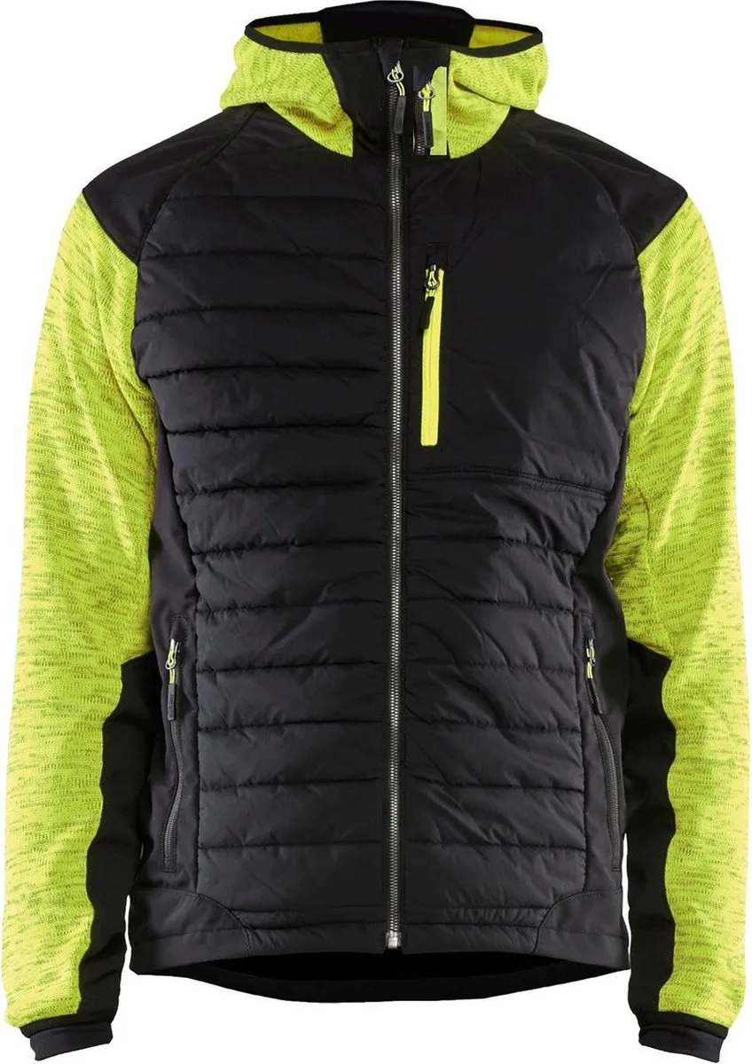 Blåkläder 5930 Hybride Jack High Vis Geel/Zwart van Blåkläder, High Vis Geel, Zwart, 4XL – productafbeelding