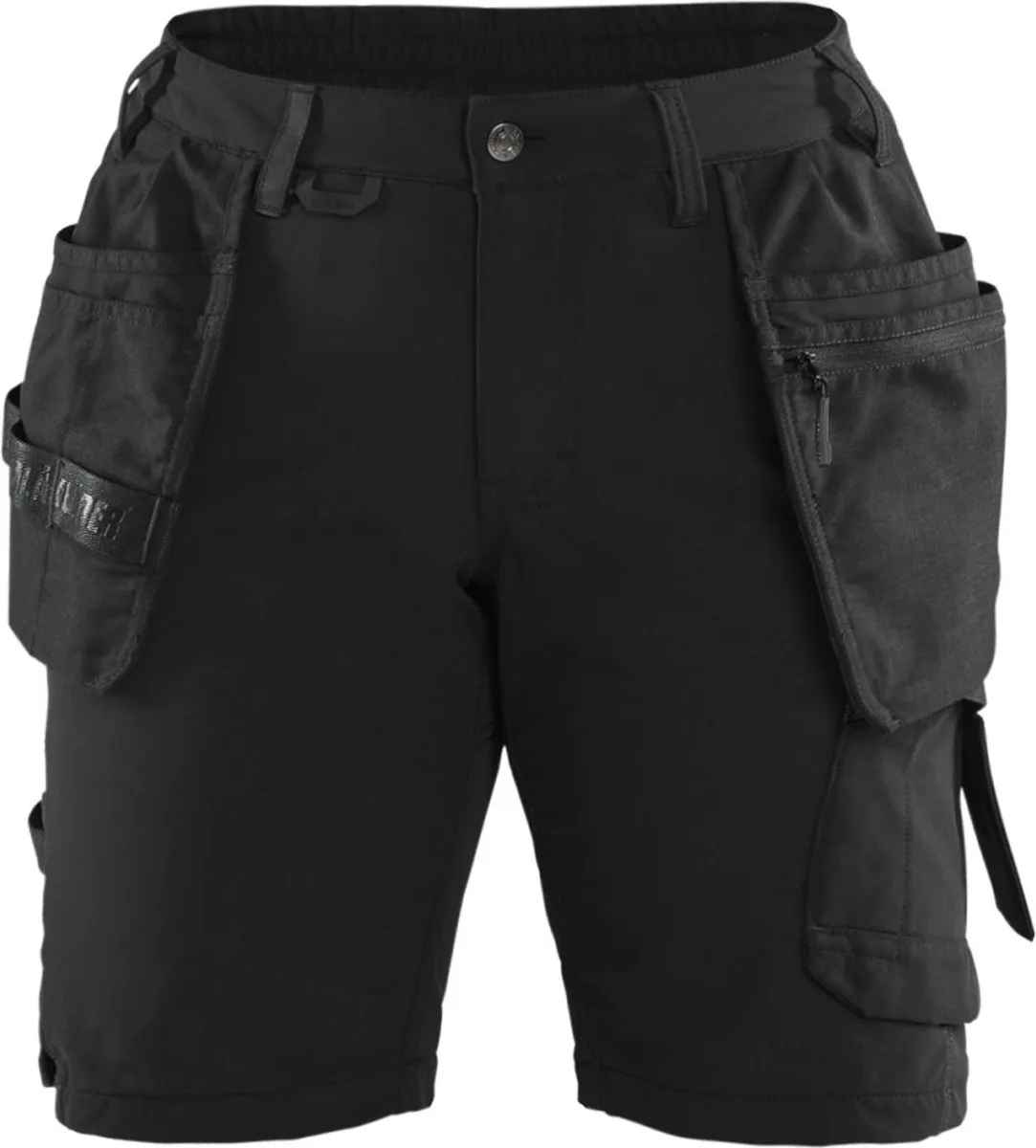 Blaklader 7183-1645 Dames short 4-weg Stretch - Zwart/Donkergrijs de Blåkläder, Noir, Gris foncé, C34 – image du produit