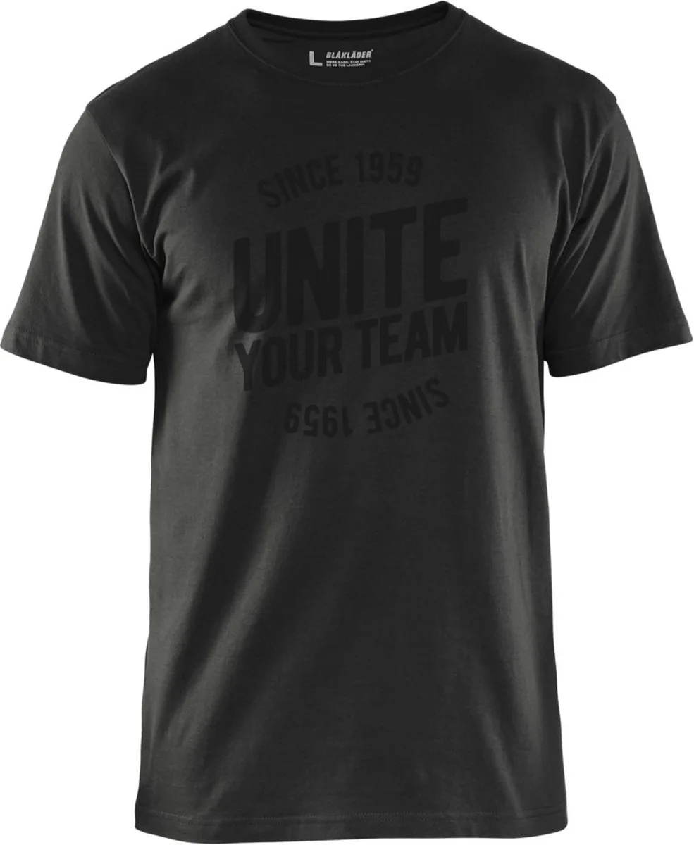 Blaklader 9197-1042 T-shirt Limited 'Unite' - Zwart by Blåkläder, Black, XL – product image