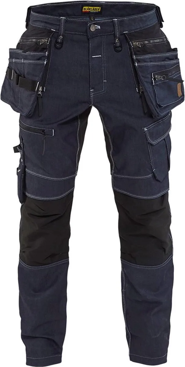 BlÕklõder Werkbroek Denim stretch X1900 marineblauw von Blåkläder, Blau, C50 – Produktbild