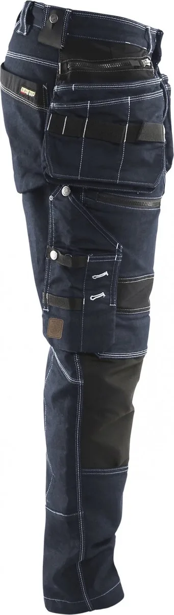 BlÕklõder Werkbroek Denim stretch X1900 marineblauw fra Blåkläder, Blå, C54 – produktbillede