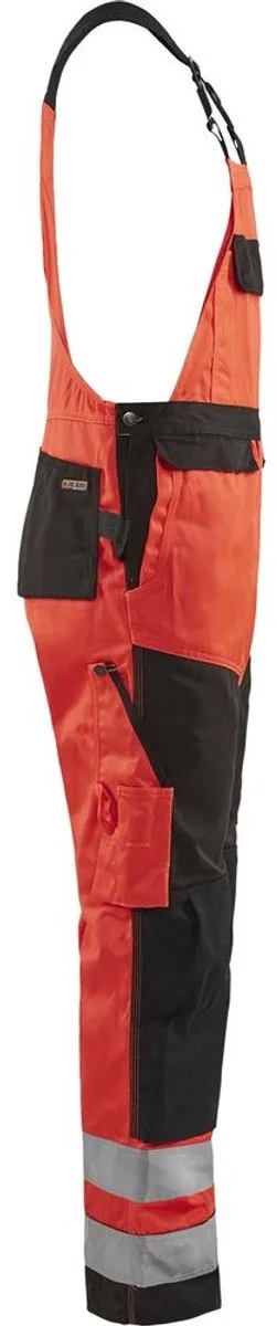 Bretelbroek High Vis 2660-1811 - High Vis Rood/Zwart van Blåkläder, High Vis Rood, Zwart, D108 – productafbeelding