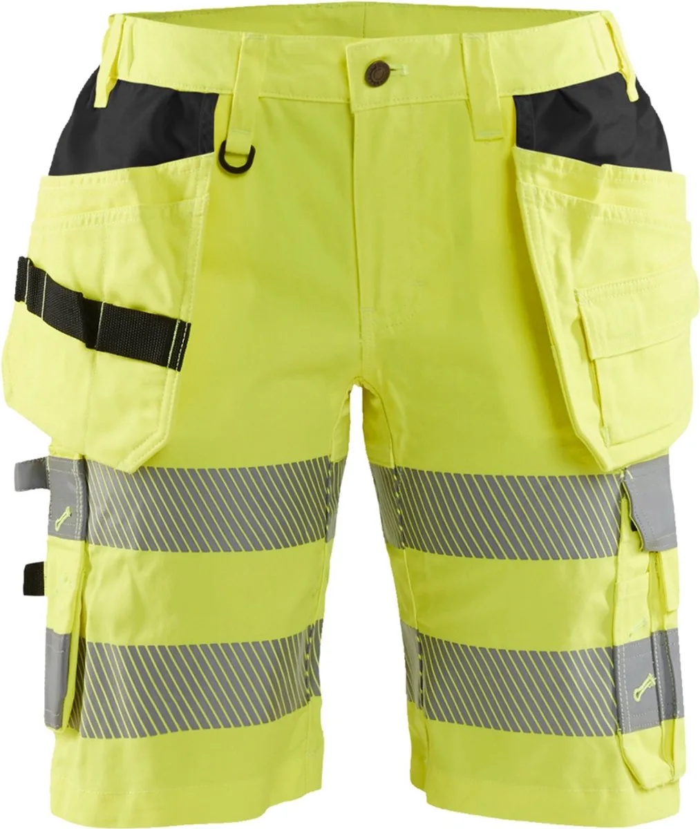 Dames High Vis short met stretch 7186-1811 - High Vis Geel de Blåkläder, High Vis Geel, C34 – image du produit