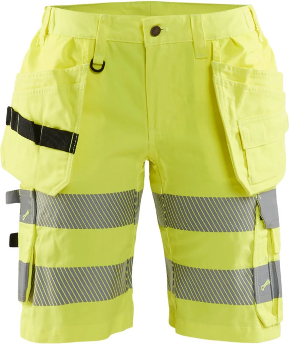 Dames High Vis short met stretch 7186-1811 - High Vis Geel de Blåkläder, High Vis Geel, C50 – image du produit
