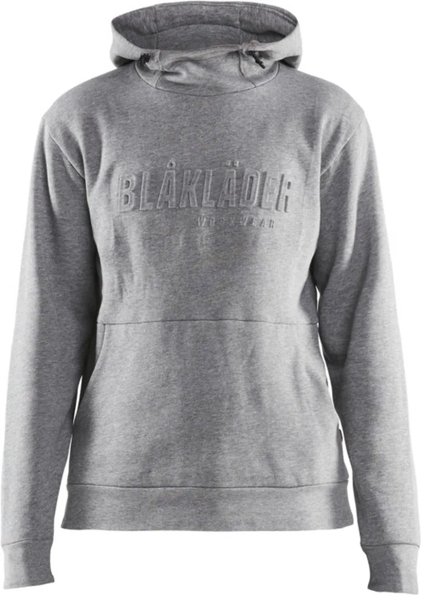 Dames hoodie 3D 3560-1157 - Grijs Mêlee von Blåkläder, Grijs Mêlee, M – Produktbild