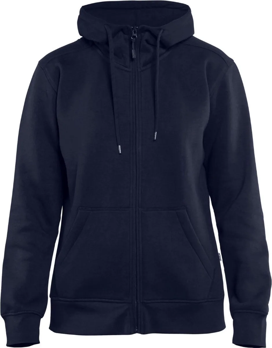 Dames hoodie met rits 3395-1048 - Marineblauw de Blåkläder, Marineblau, M – image du produit
