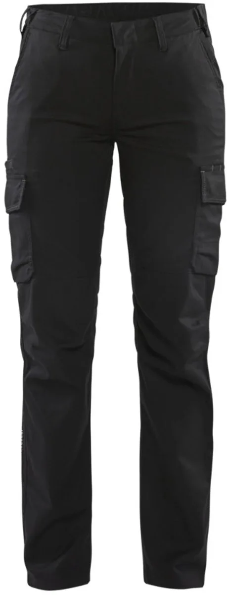 Dames industrie werkbroek stretch 7144-1832 - Zwart von Blåkläder, Schwarz, D23 – Produktbild