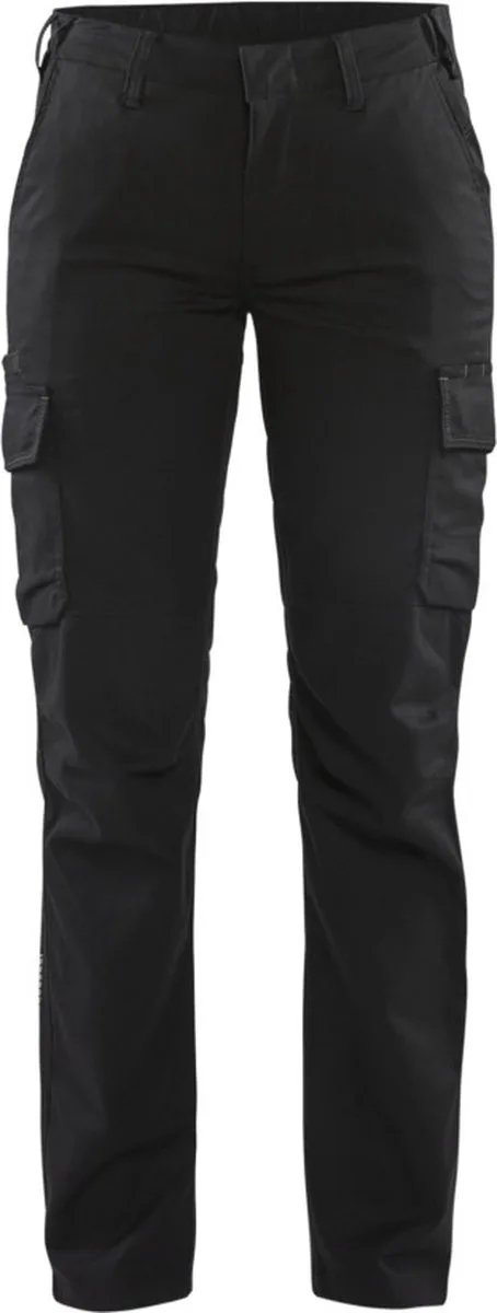 Dames industrie werkbroek stretch 7144-1832 - Zwart fra Blåkläder, Sort, D25 – produktbillede
