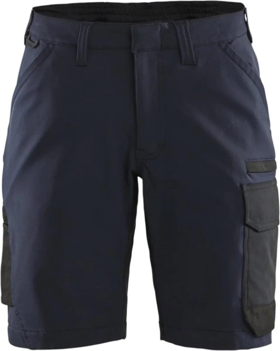 Dames service short 4-weg stretch 7123-1645 - Donker marineblauw/Zwart de Blåkläder, Donker marineblauw, Noir, C32 – image du produit