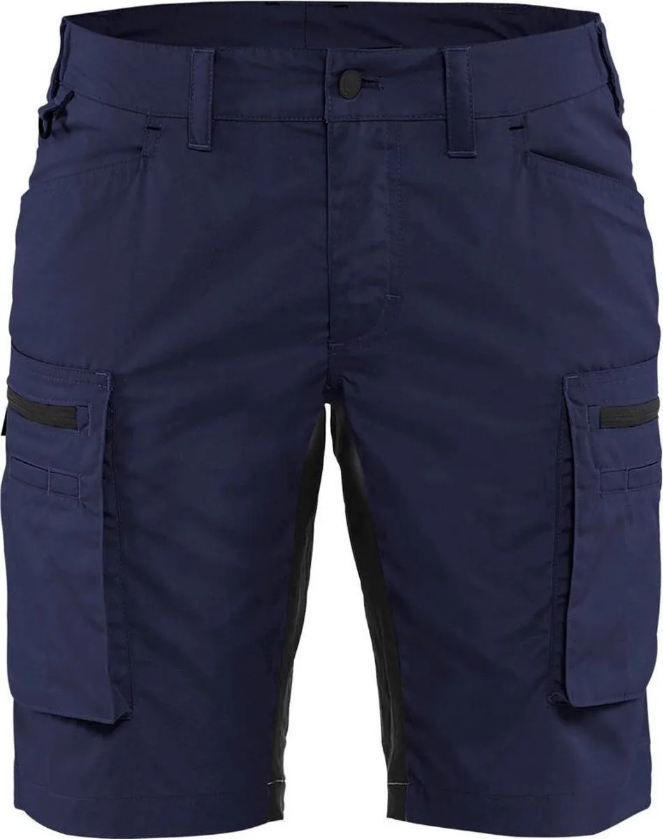 Dames Service Short met stretch 7149-1845 - Marineblauw/Zwart de Blåkläder, Marineblauw, Noir, C36 – image du produit