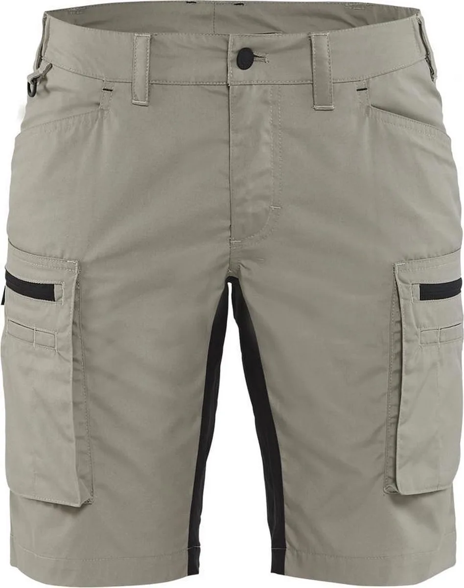 Dames Service Short met stretch 7149-1845 - Stone/Zwart de Blåkläder, Stone, Noir, C30 – image du produit