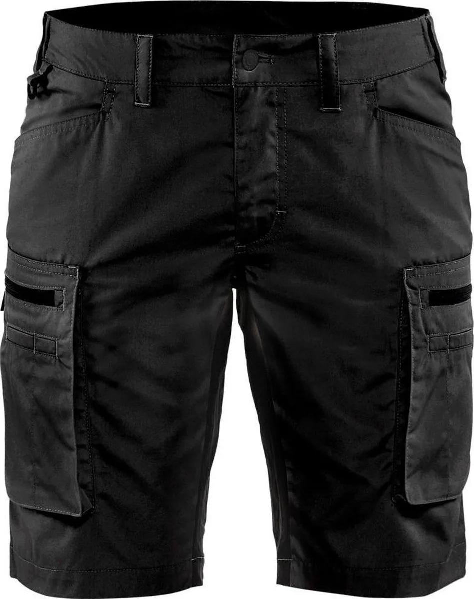 Dames Service Short met stretch 7149-1845 - Zwart van Blåkläder, Zwart, C46 – productafbeelding