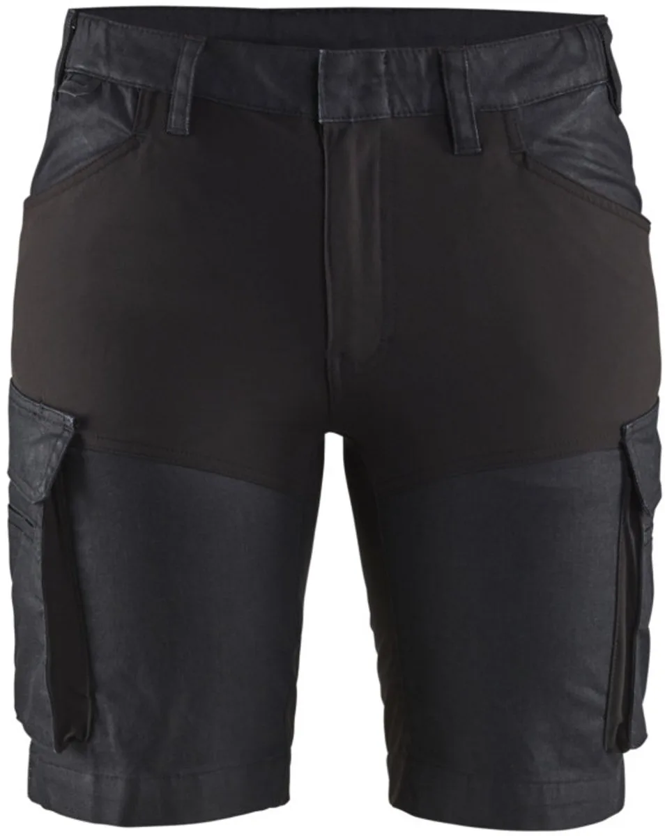 Dames service short stretch 7137-1147 - Marineblauw/Zwart von Blåkläder, Marineblauw, Schwarz, C34 – Produktbild