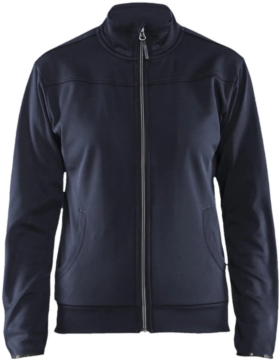 Dames service sweatshirt met rits 3394-2526 - Donker marineblauw/Zwart de Blåkläder, Donker marineblauw, Noir, L – image du produit