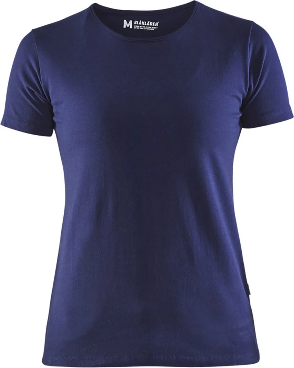 Dames T-shirt 3304-1029 - Marineblauw von Blåkläder, Marineblauw, XS – Produktbild