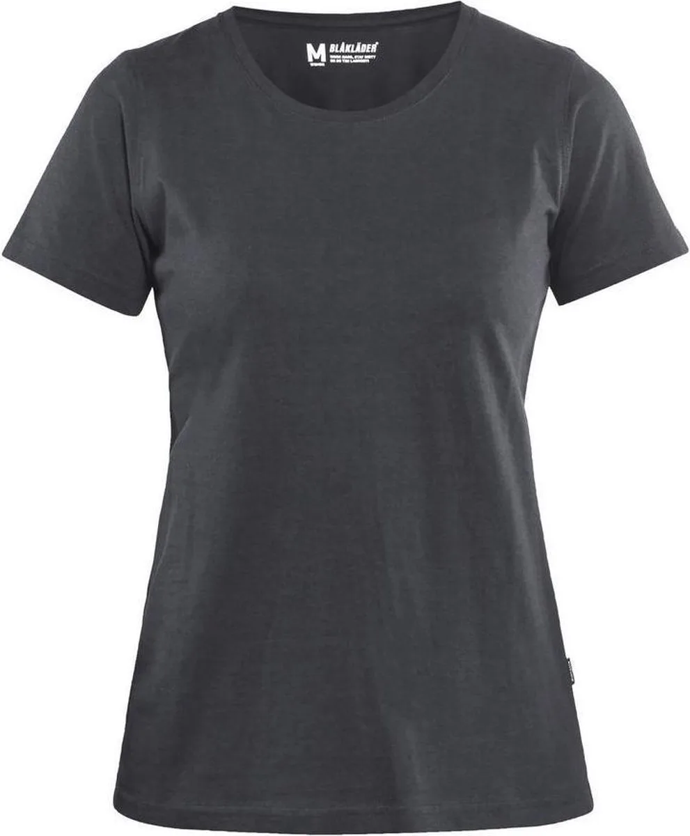 Dames T-shirt 3334-1042 - Donkergrijs van Blåkläder, Donkergrijs, M – productafbeelding