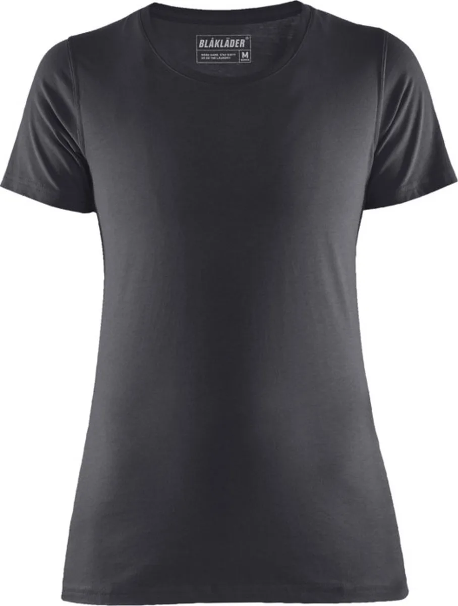 Dames T-shirt 3334-1042 - Medium Grijs van Blåkläder, Medium Grijs, L – productafbeelding
