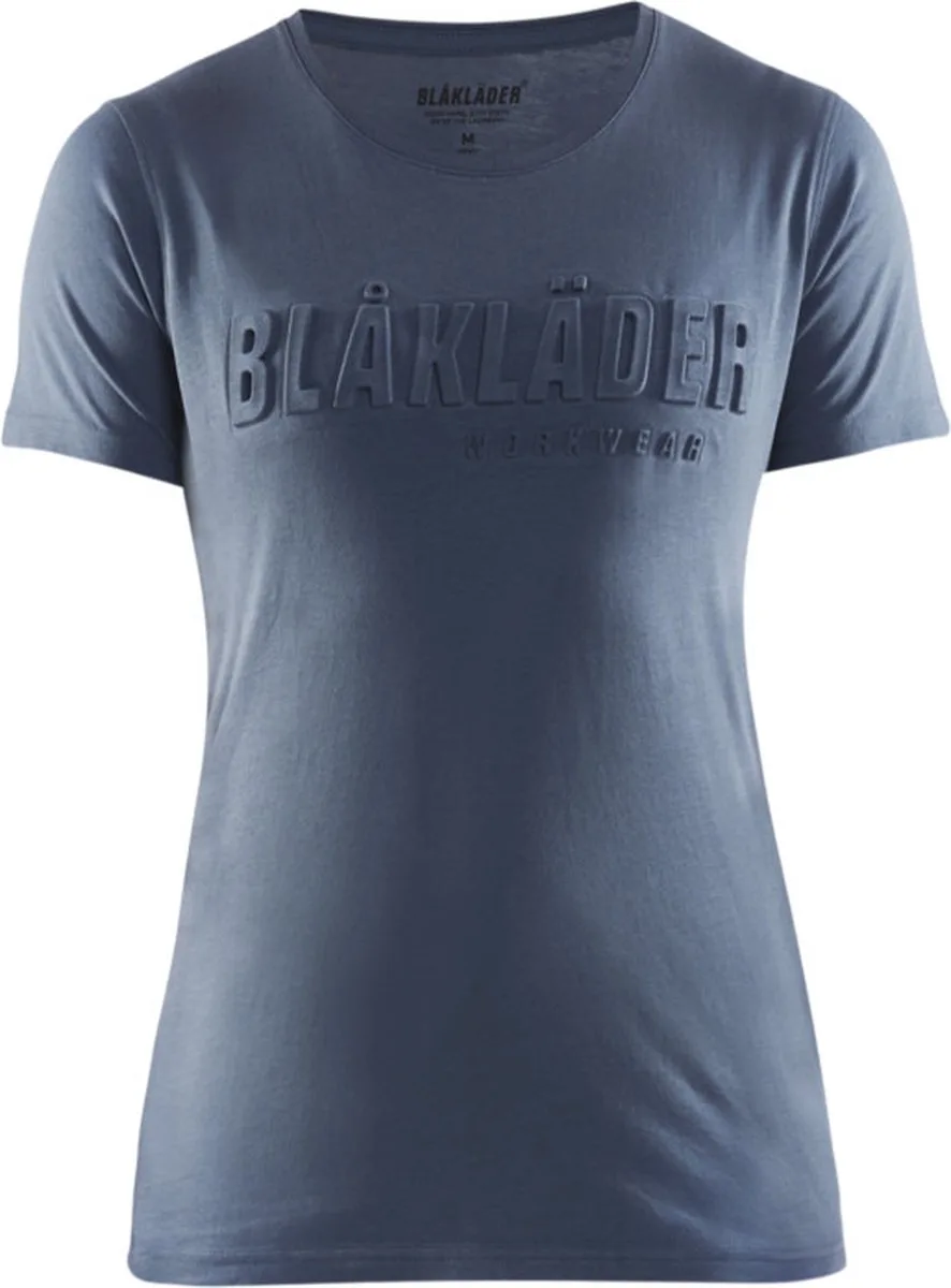 Dames T-shirt 3D 3431-1042 - Gevoelloos Blauw/Limited Edition de Blåkläder, Gevoelloos Blauw, Limited Edition, L – image du produit