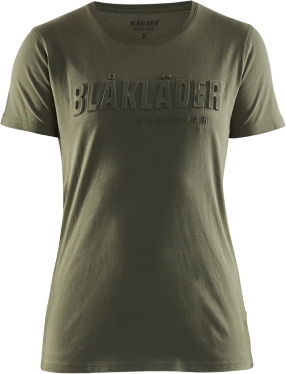 Dames T-shirt 3D 3431-1042 - Herfstgroen van Blåkläder, Herfstgroen, L – productafbeelding