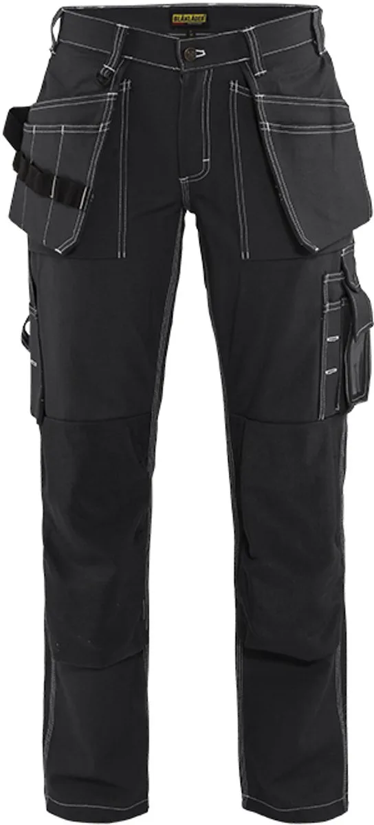Dames werkbroek 1545-1370 - Zwart von Blåkläder, Schwarz, C48 – Produktbild