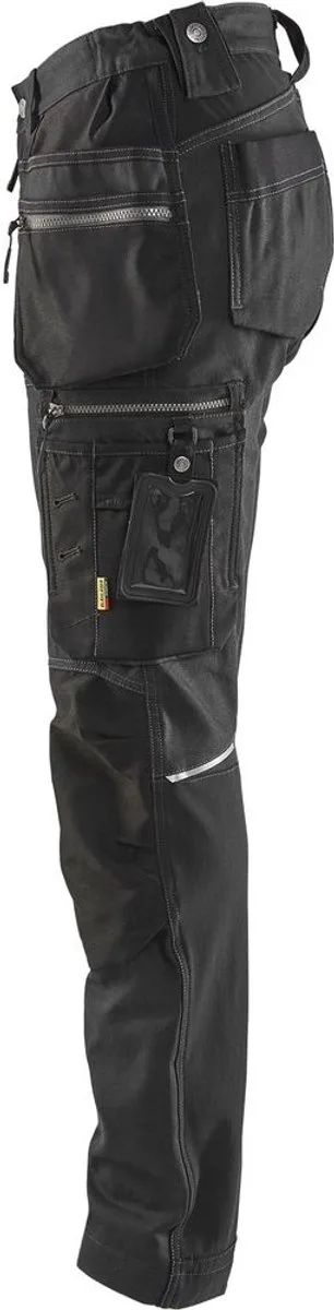 Dames werkbroek met stretch 7115-1343 - Zwart de Blåkläder, Noir, C46 – image du produit