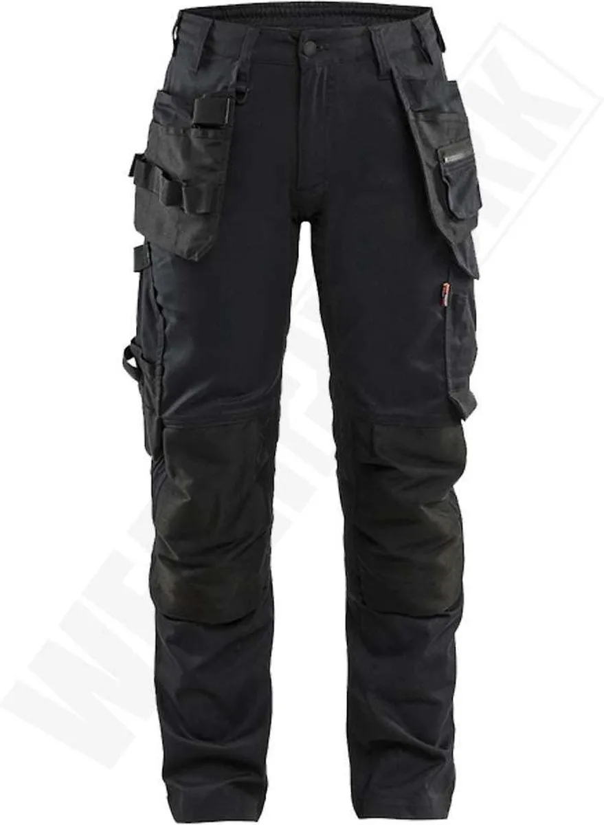 dames werkbroek stretch 7132-1832 van Blåkläder, Zwart – productafbeelding