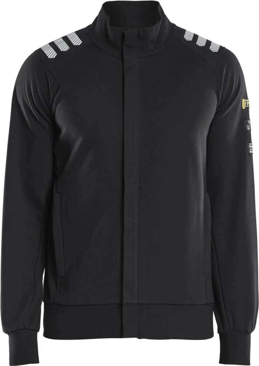 Funktion-sjacke Vlamwerend Sweatjack 34531762 van Blåkläder, Zwart – productafbeelding