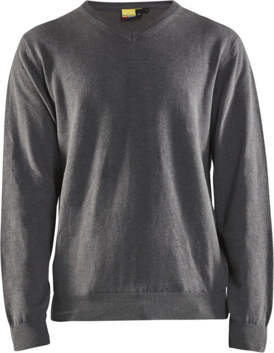 Gebreide pullover 3590-2122 - Zwart Mêlee von Blåkläder, Zwart Mêlee, XL – Produktbild