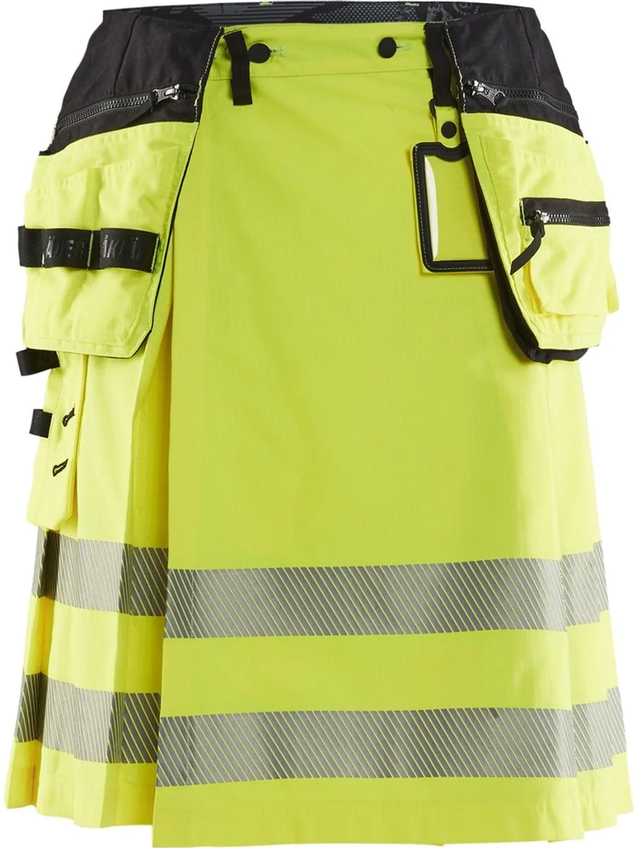 High Vis kilt 1921-1831 - High Vis Geel/Zwart by Blåkläder, High Vis Geel, Black, C48 – product image