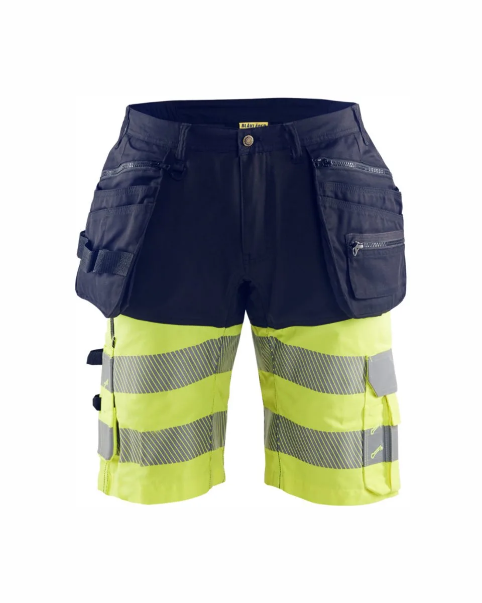 High Vis short 1596-1811 - Marine/High Vis Geel de Blåkläder, Marine, High Vis Geel, C52 – image du produit