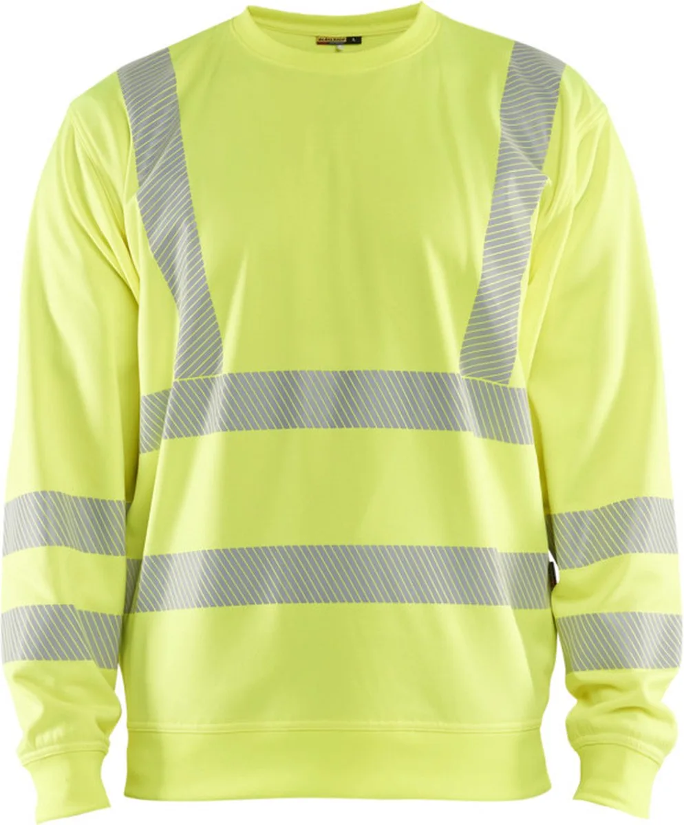 High vis Sweatshirt 3562-2538 - High Vis Geel de Blåkläder, High Vis Geel, XXL – image du produit