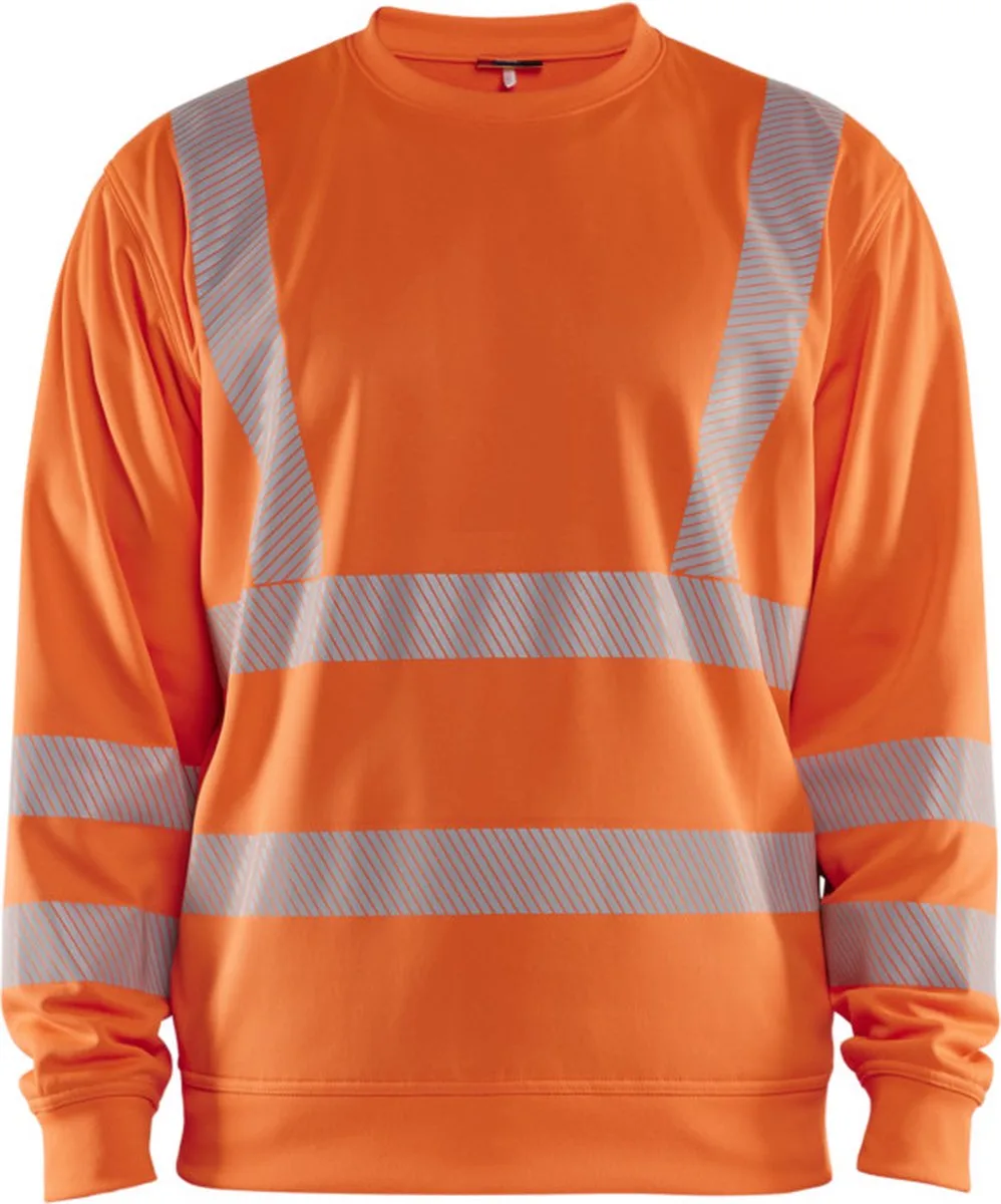 High vis Sweatshirt 3562-2538 - High Vis Oranje by Blåkläder, High Vis Oranje, 4XL – product image