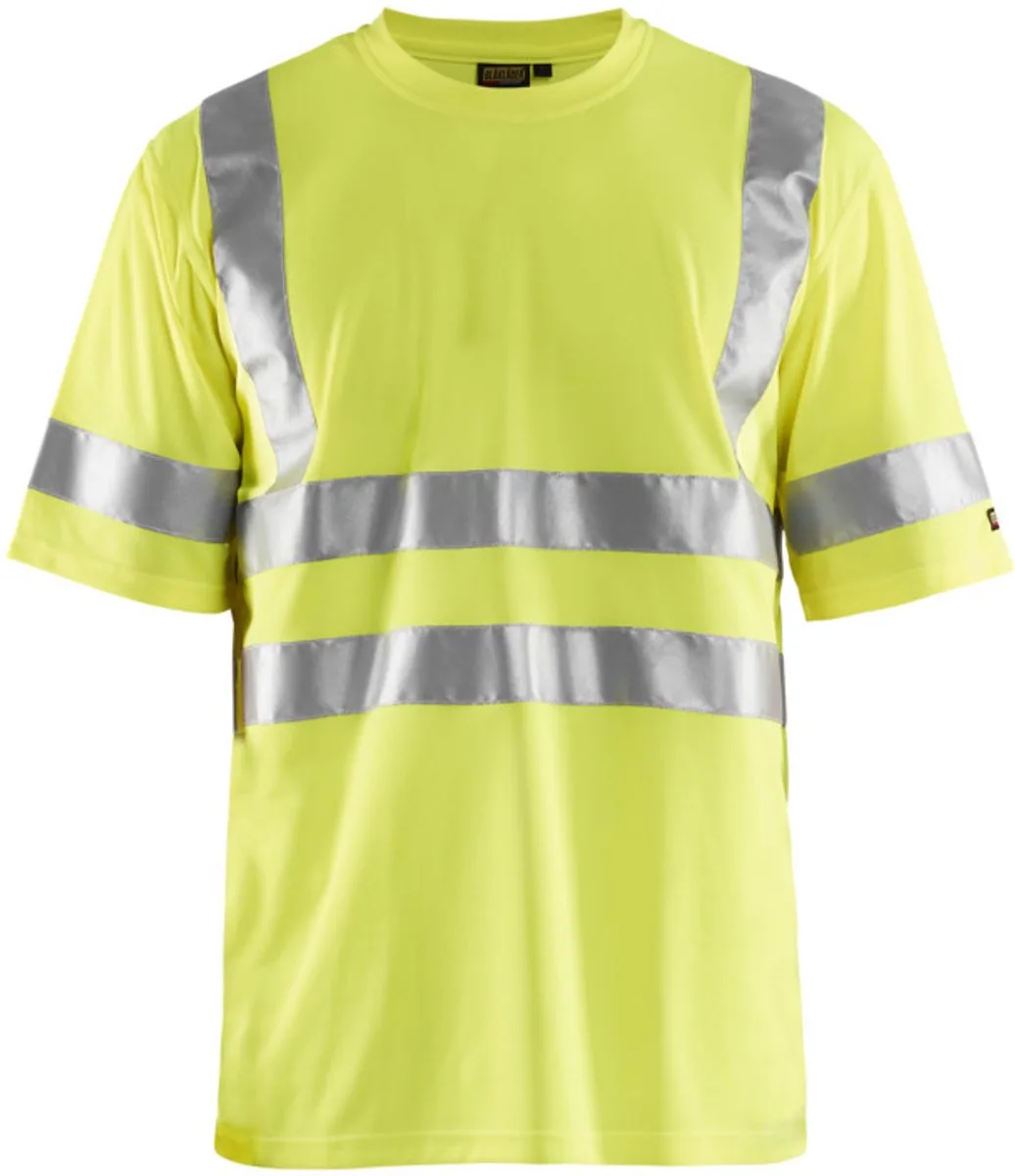 High Vis t-shirt 3413-1009 - High Vis Geel von Blåkläder, High Vis Geel, XS – Produktbild