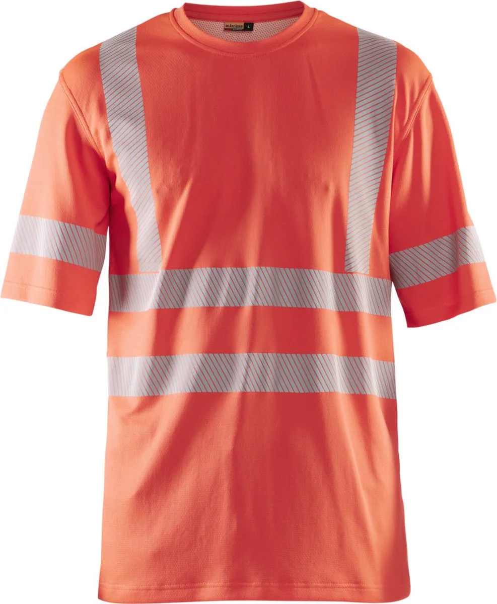 High vis T-shirt 3522-2537 - High Vis Rood de Blåkläder, High Vis Rood, S – image du produit