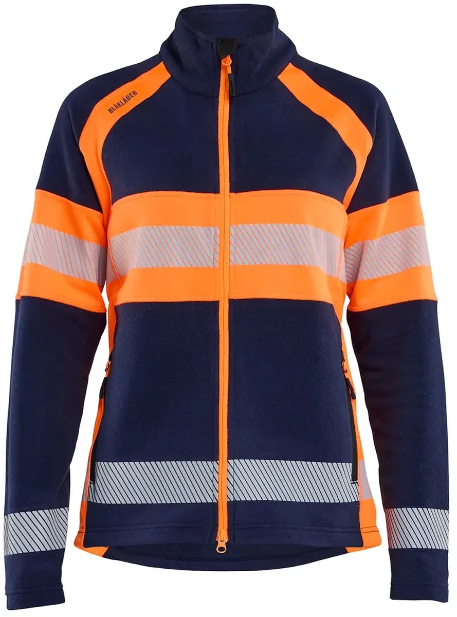 Hoge-visibiliteit doorzichtige fleece dames Blaklader von Blåkläder, Marineblauw – Produktbild