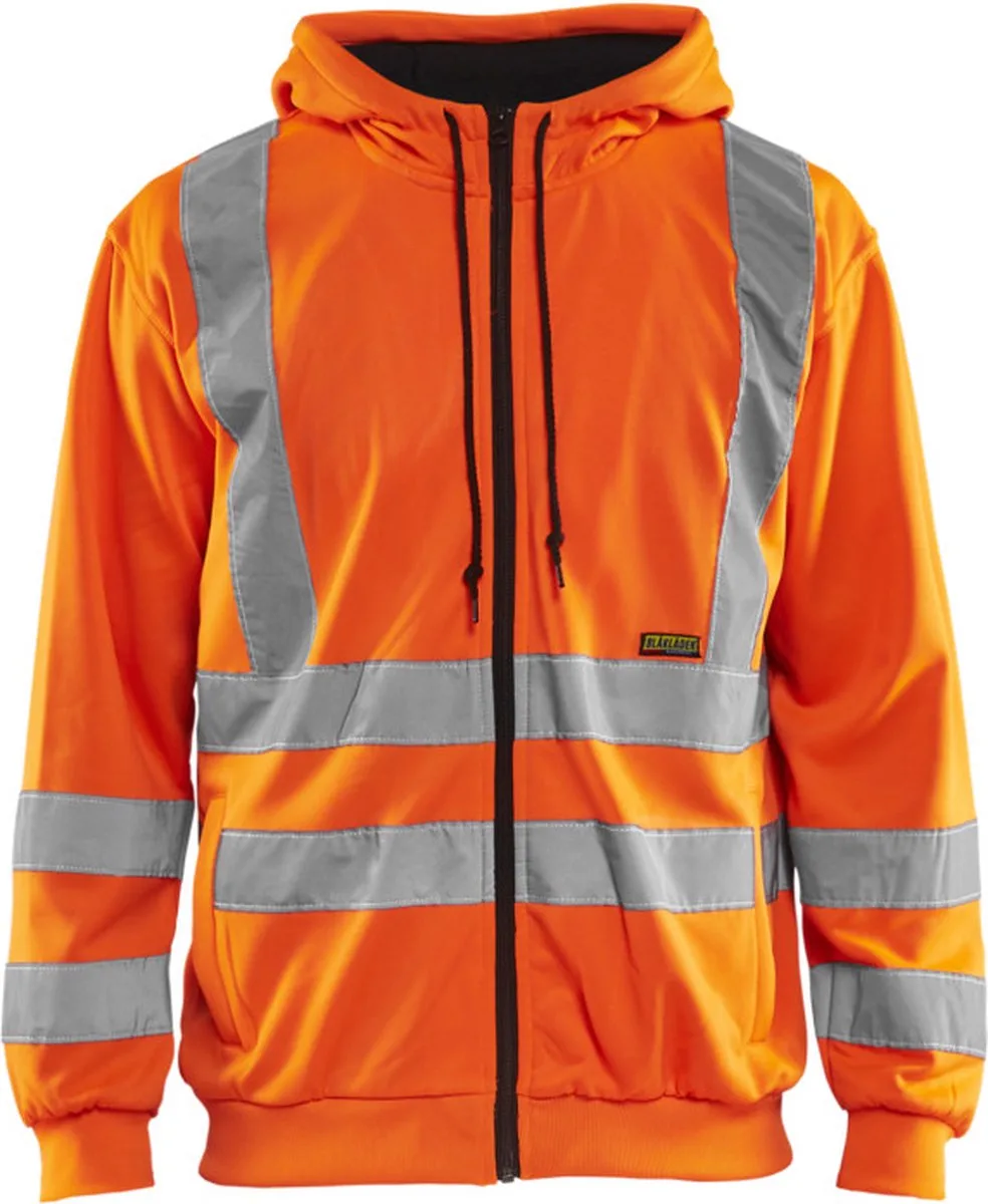Hooded Sweatshirt High Vis 3346-1974 - High Vis Oranje de Blåkläder, High Vis Oranje, M – image du produit