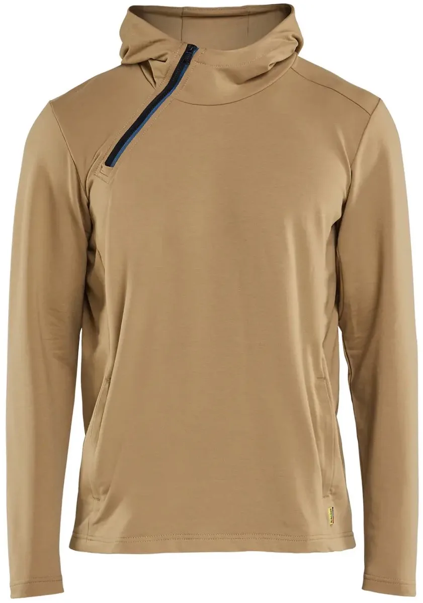 Hooded sweatshirt met rits Blaklader van Blåkläder, Nougat clair – productafbeelding