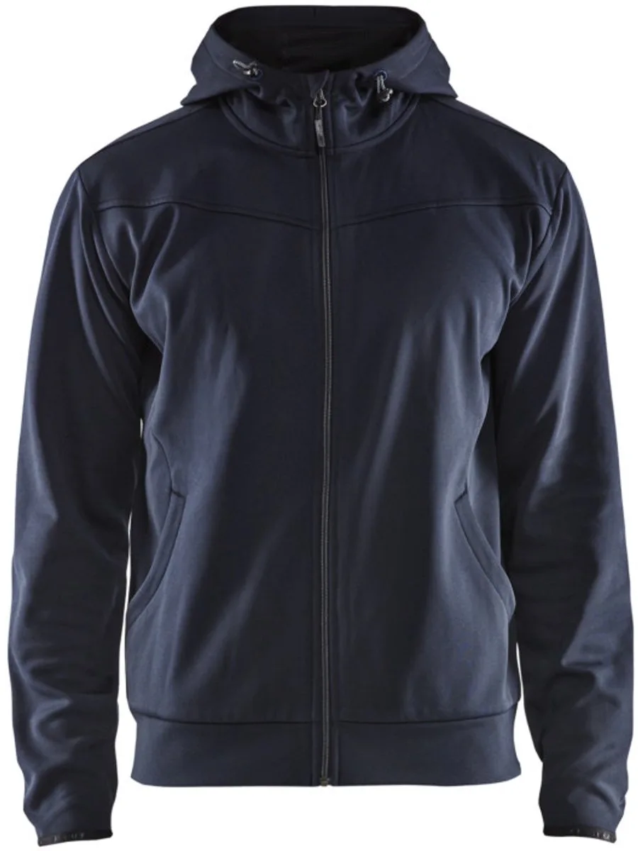 Hoodie met rits 3363-2526 - Donker marineblauw/Zwart de Blåkläder, Donker marineblauw, Noir, 3XL – image du produit