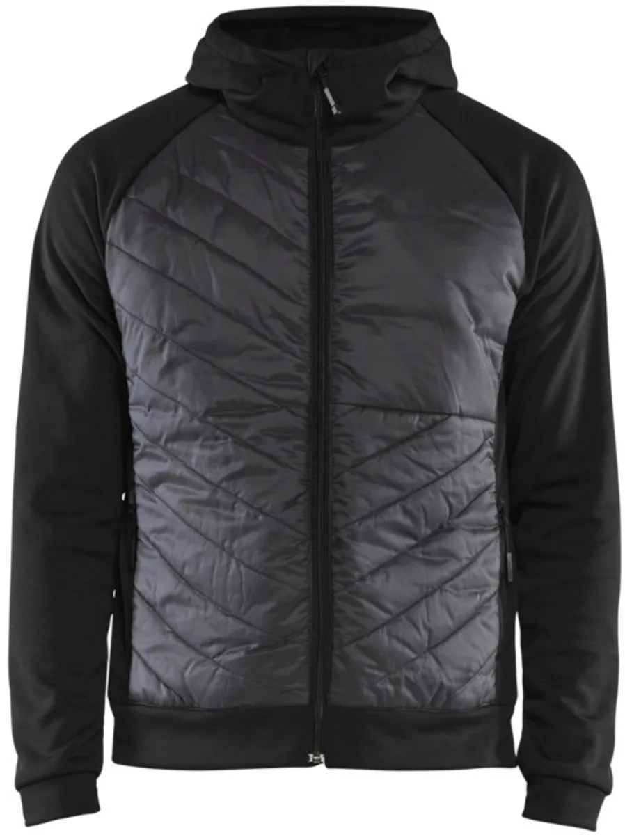 Hybride sweater 3463-2526 - Zwart/Donkergrijs van Blåkläder, Zwart, Donkergrijs, L – productafbeelding