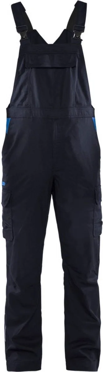 Industrie bretelbroek 2644-1832 - Marineblauw/Korenblauw van Blåkläder, Marineblauw, Korenblauw, D88 – productafbeelding