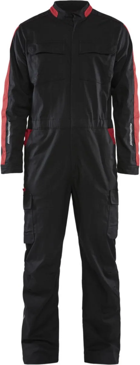 Industrie overall stretch 6144-1832 - Zwart/Rood by Blåkläder, Black, Red, C48 – product image