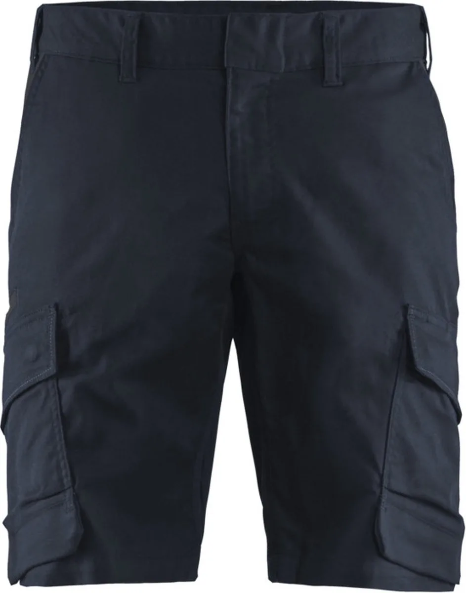 Industrie short met stretch 1446-1832 - Donker marineblauw/Zwart von Blåkläder, Donker marineblauw, Schwarz, C44 – Produktbild