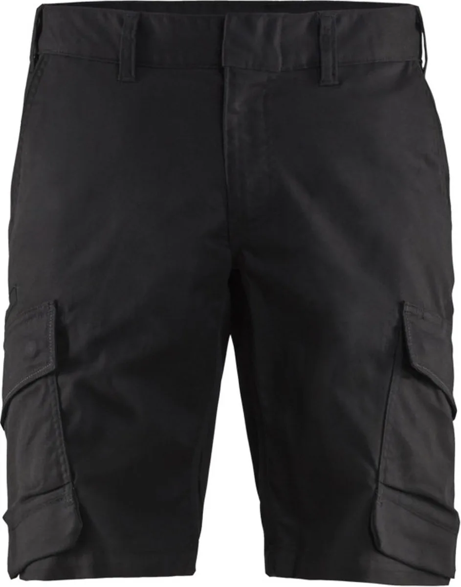 Industrie short met stretch 1446-1832 - Zwart von Blåkläder, Schwarz, C46 – Produktbild